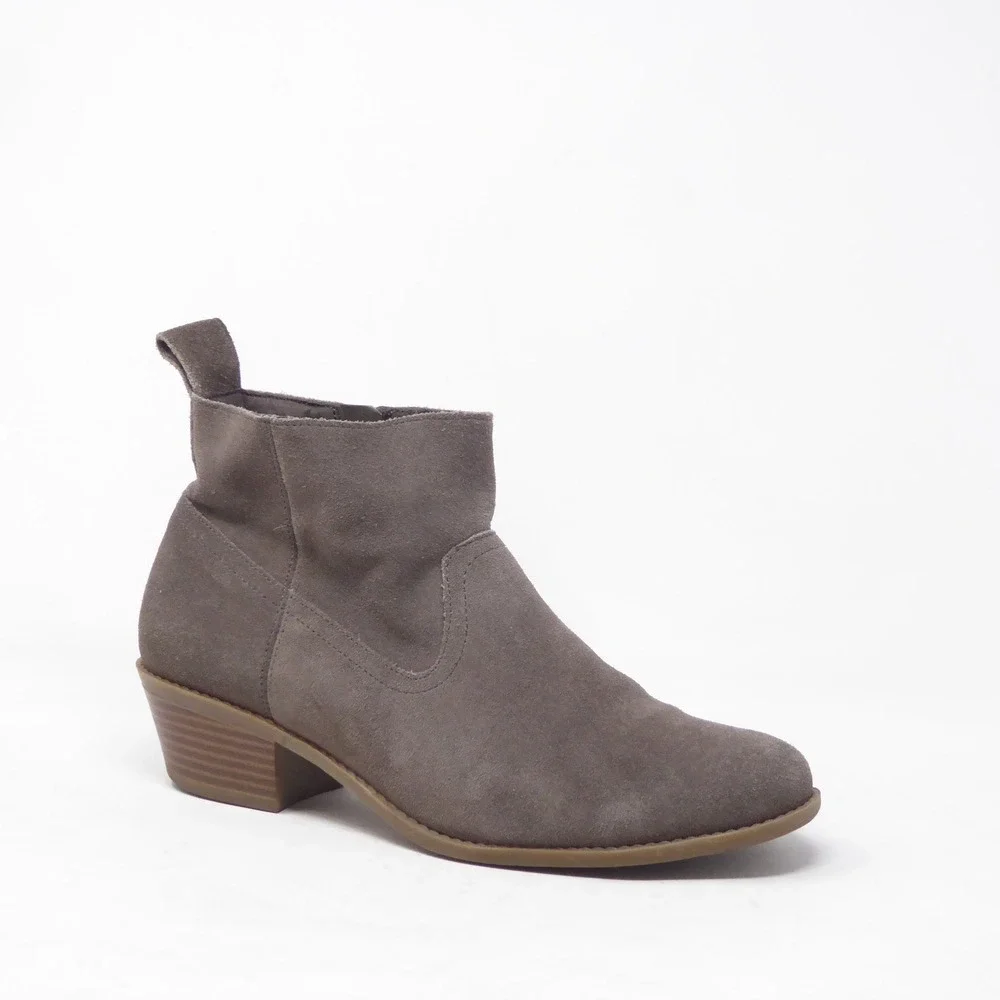 Vionic Women Ankle Boots Taupe Suede Vera Orthotic Size 7